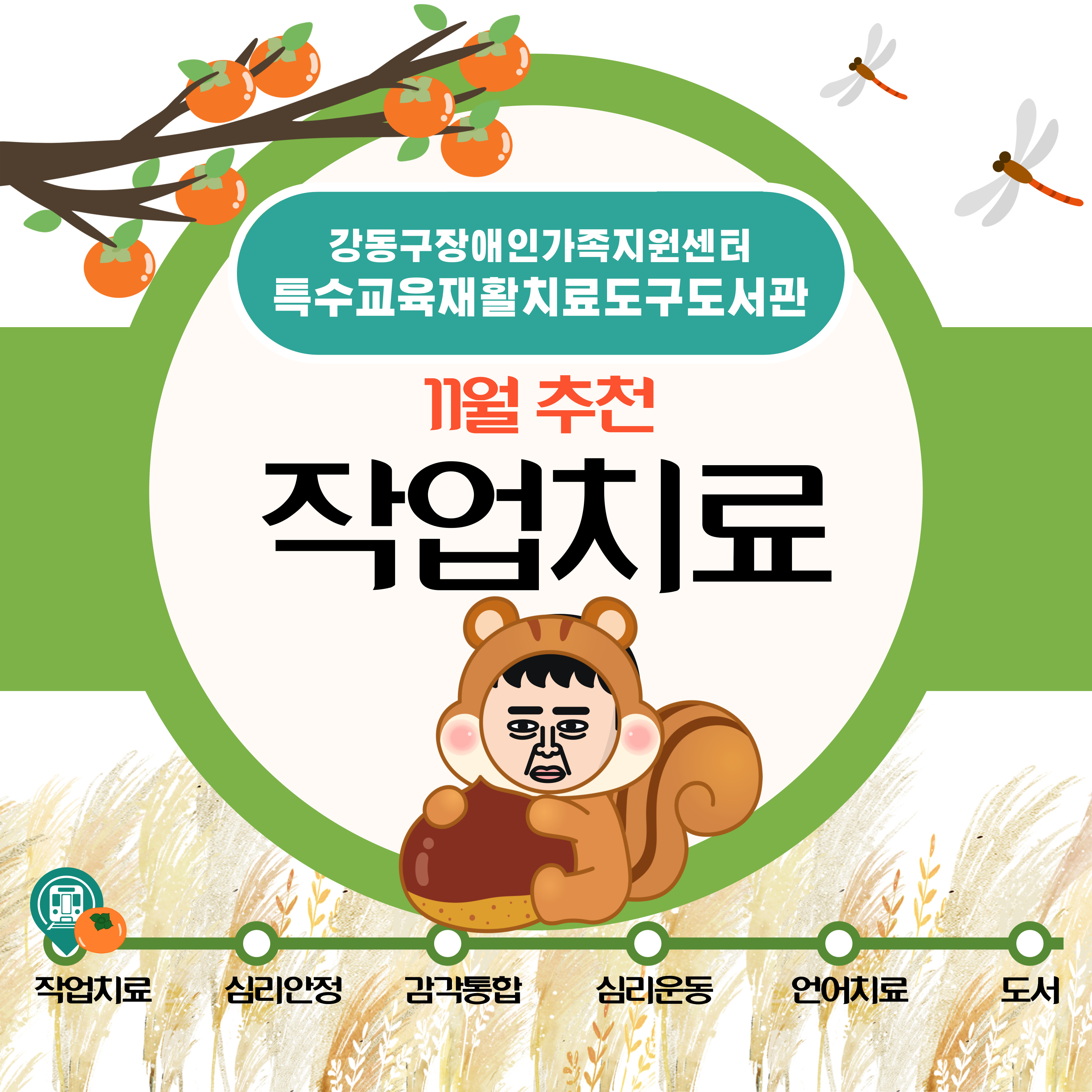 특수교육재활치료도구도서관 2025년 11월 추천도구(작업치료) 안내